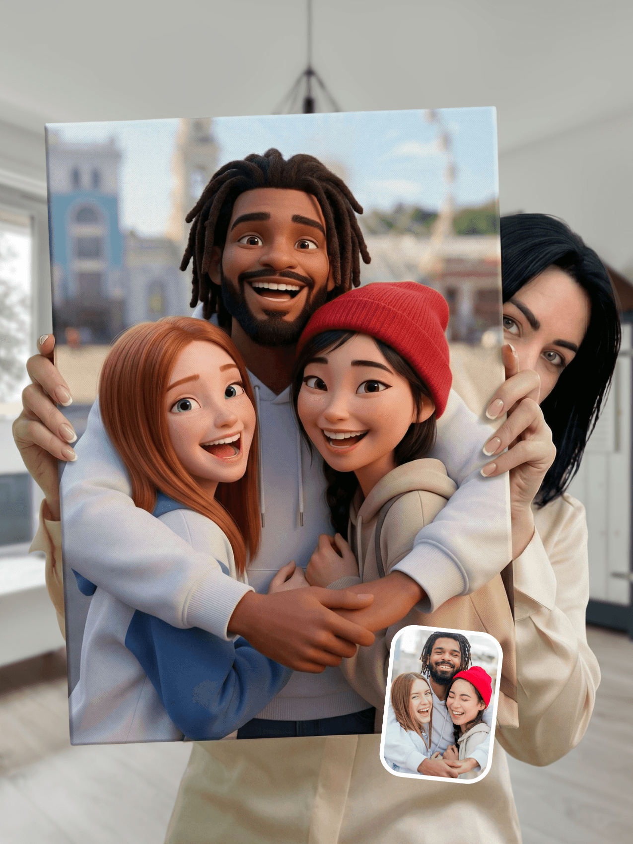 Custom 3D cartoon portrait